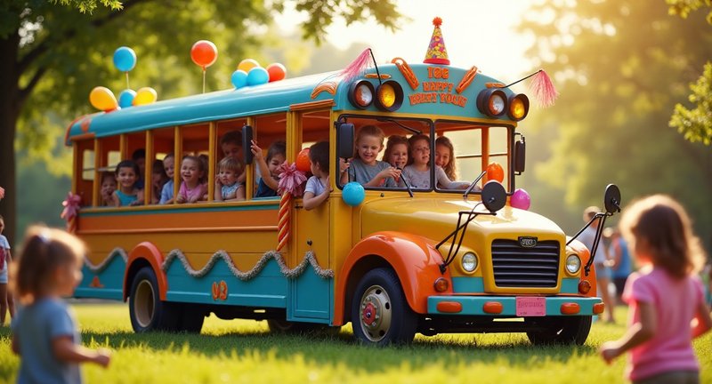 Childrens Party Bus Rental: Making Celebrations Extra Special