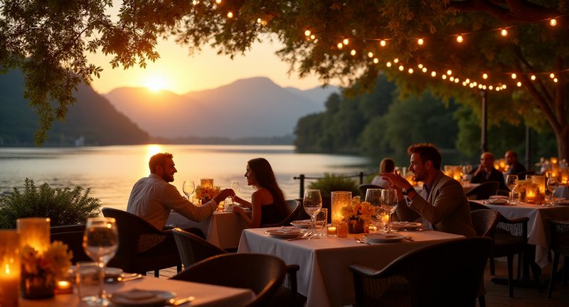 Dining Options with a View of the Lake