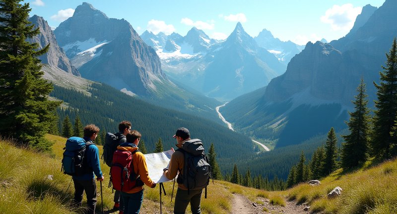 Exploring Colorado Mountain Peaks Map