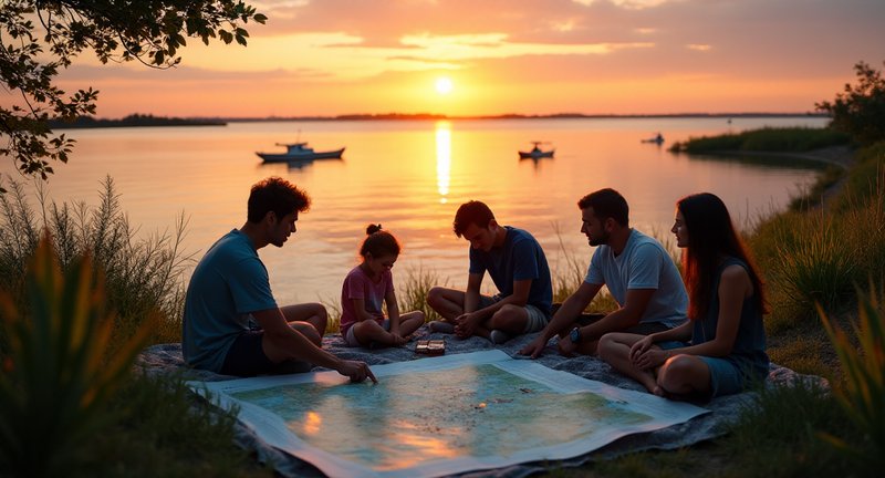 Exploring the Galveston Bay Map