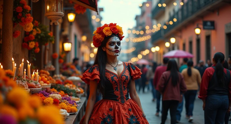 The Celebration of Mexico City Dia De Los Muertos