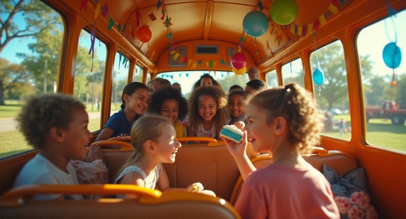 The Fun of Childrens Party Bus Rental