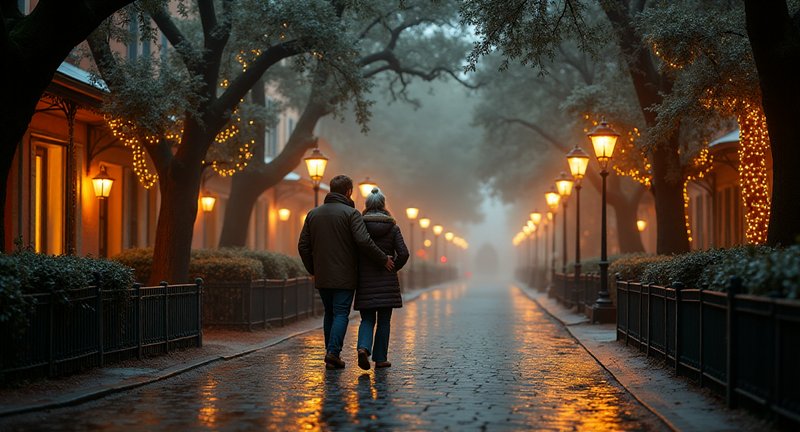 The Magic of Savannah Georgia in December